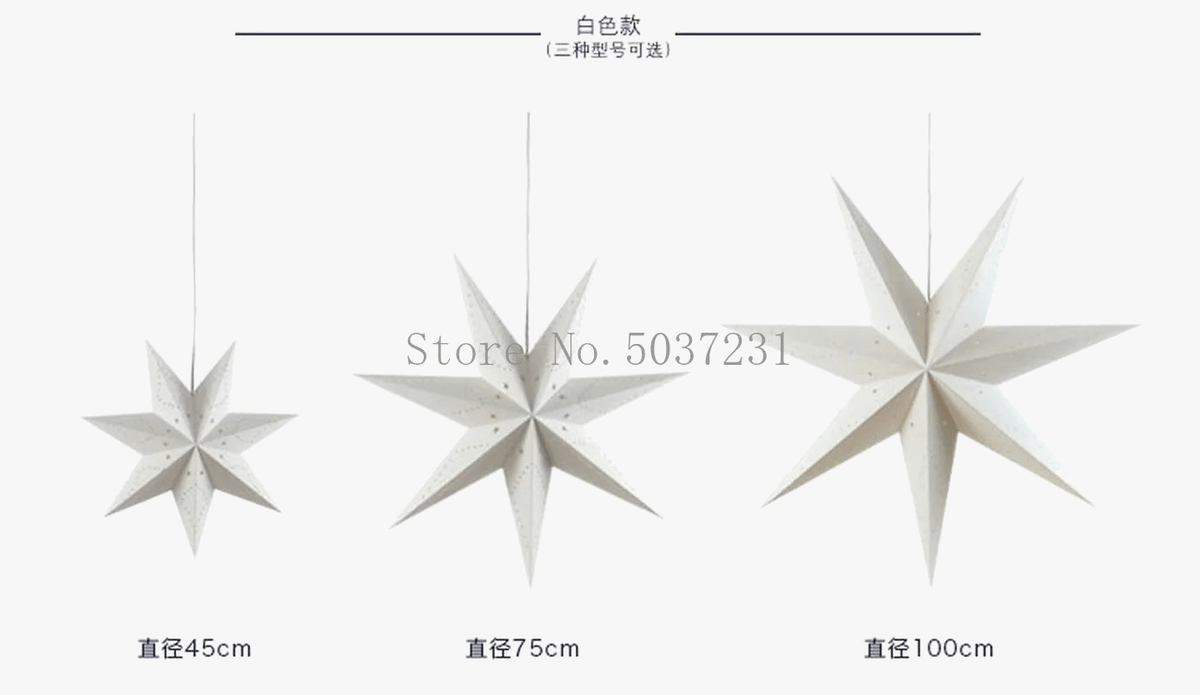 Lustre Étoile Créative à Cinq Branches LED Décoratif Suspendu | Marco Lucetti