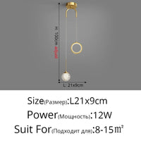 Lustre Étoilé LED Minimaliste de Luxe Scandinave Moderne | Marco Lucetti