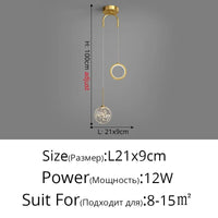 Lustre Étoilé LED Minimaliste de Luxe Scandinave Moderne | Marco Lucetti