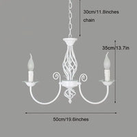Lustre Européen LED à Bougies | Marco Lucetti 3 lumières
