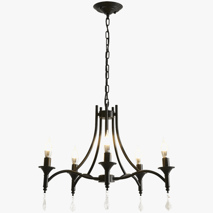 Lustre Exquis en Fer Forgé et Bougies | Marco Lucetti