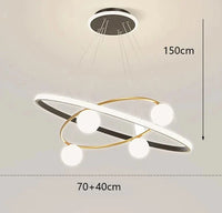 Lustre Fantaisie Décoratif pour Éclairage Intérieur | Marco Lucetti Noir / Blanc chaud