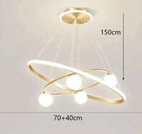 Lustre Fantaisie Décoratif pour Éclairage Intérieur | Marco Lucetti Or / Blanc chaud