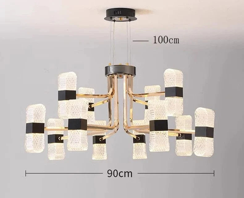 Lustre Fantaisie Eclairage Intérieur Design | Marco Lucetti 12 têtes / Blanc froid