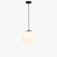 Lustre Globe Lumineux - Or/Noir/Argent - Style Moderne | Marco Lucetti
