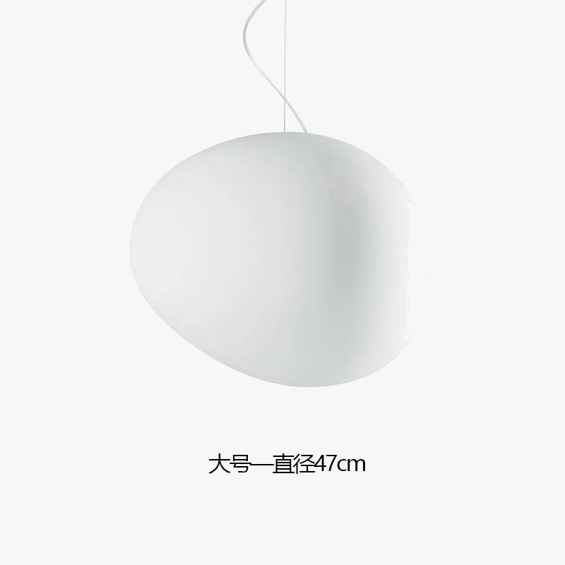 Lustre Gregg Pebble: Élégance Nordique en Verre Suspendu | Marco Lucetti