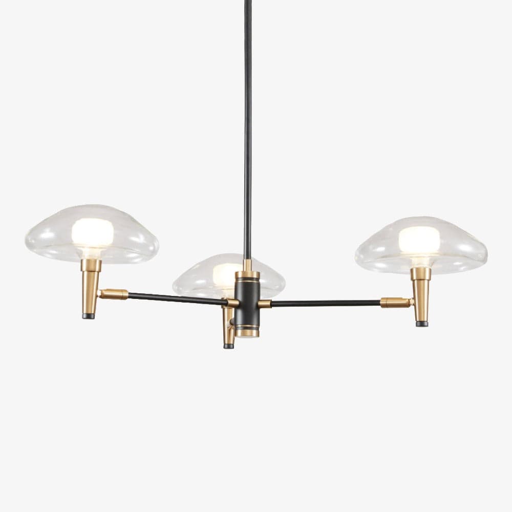 Lustre Hailey Médusa en Verre | Marco Lucetti 3 lampes