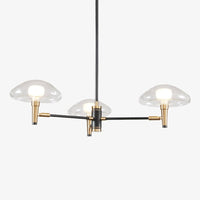 Lustre Hailey Médusa en Verre | Marco Lucetti 3 lampes