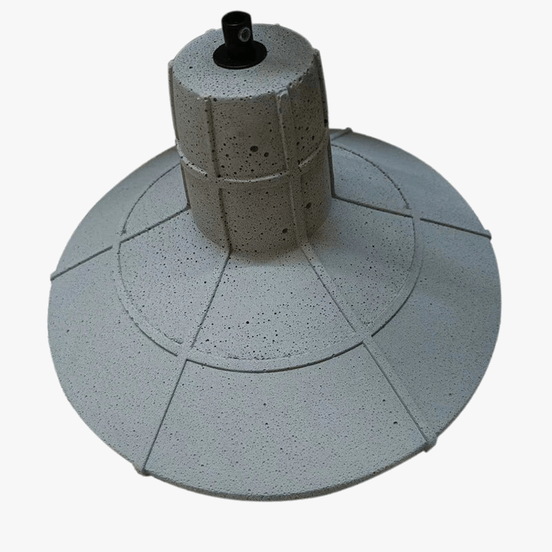 Lustre industriel en béton pour bar maison au style loft rétro | Marco Lucetti