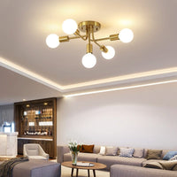 Lustre Industriel en Métal avec 5 Ampoules Nido | Marco Lucetti