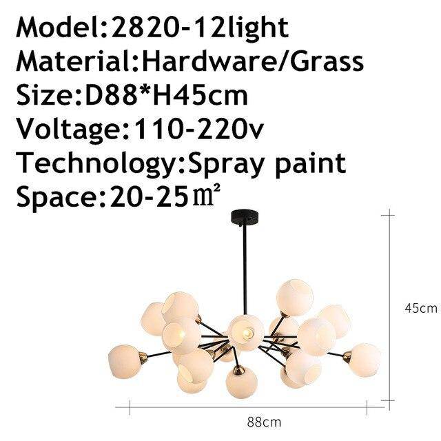 Lustre Industriel en Verre à Boules | Marco Lucetti 12