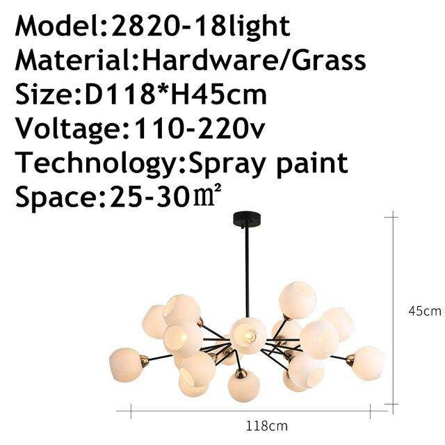 Lustre Industriel en Verre à Boules | Marco Lucetti 18