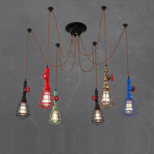 Lustre industriel LED ColorBeam | Marco Lucetti Lustre