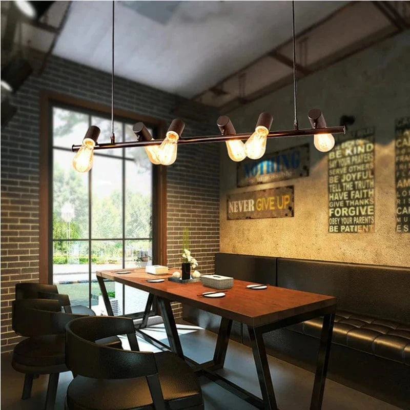 Lustre Industriel pour Îlot de Cuisine et Décoration Intérieure | Marco Lucetti