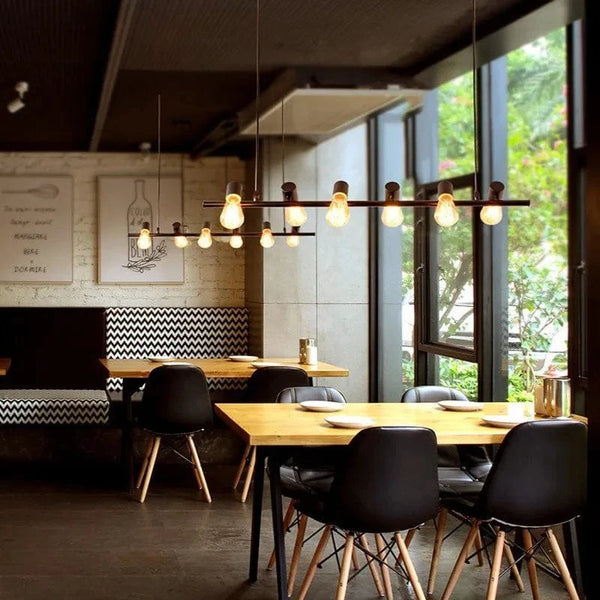 Lustre Industriel pour Îlot de Cuisine et Décoration Intérieure | Marco Lucetti