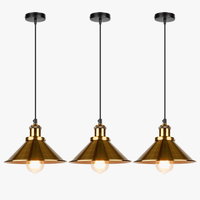 Lustre Industriel Rétro à Trois Têtes Suspendues - Sélection Maison | Marco Lucetti