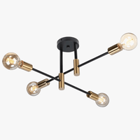 Lustre industriel rétro en fer forgé - Design Vintage | Marco Lucetti