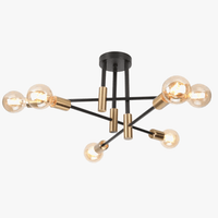 Lustre industriel rétro en fer forgé - Design Vintage | Marco Lucetti