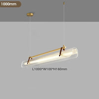 Lustre italien minimaliste pour restaurant | Marco Lucetti Or 100cm