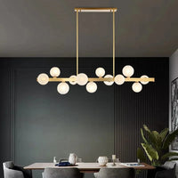 Lustre Italien Moderne LED Cuivre pour Bar Café | Marco Lucetti