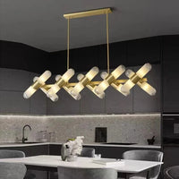 Lustre Italien Moderne LED Cuivre pour Bar Café | Marco Lucetti
