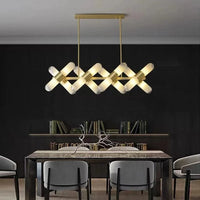 Lustre Italien Moderne LED Cuivre pour Bar Café | Marco Lucetti