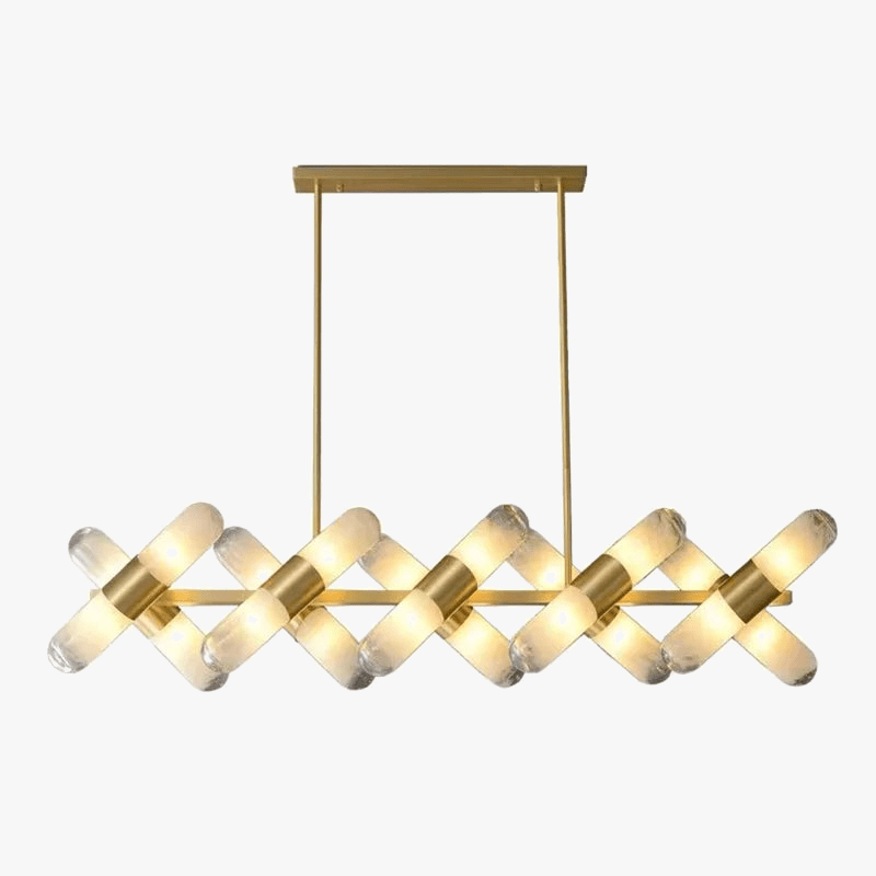 Lustre Italien Moderne LED Cuivre pour Bar Café | Marco Lucetti
