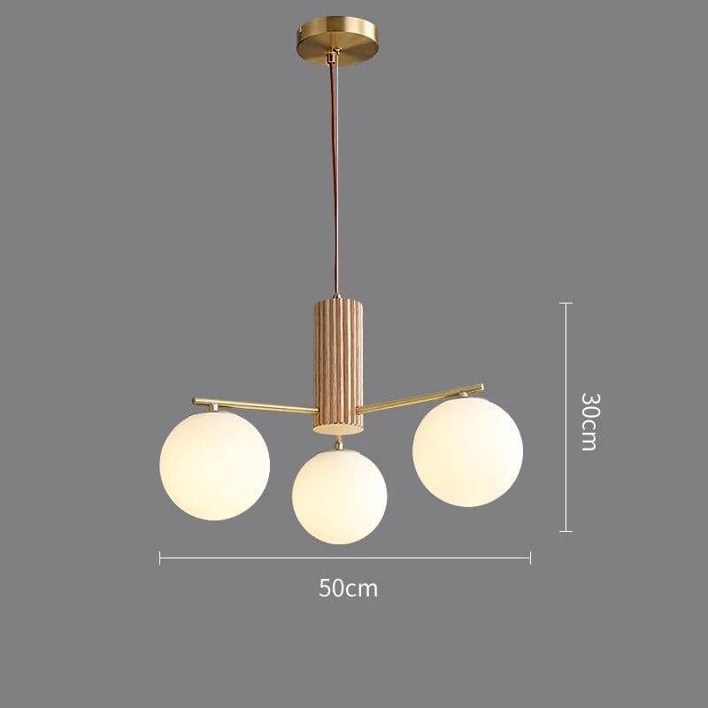 Lustre Japonais Cuivre Haricot Magique | Marco Lucetti 3 pendentifs en caoutchouc