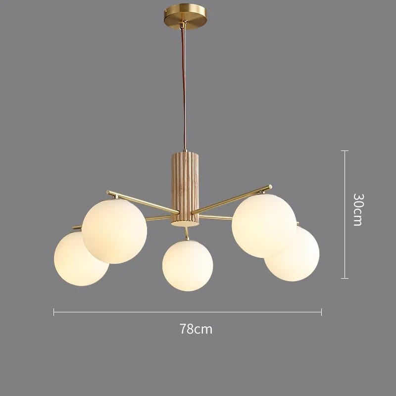 Lustre Japonais Cuivre Haricot Magique | Marco Lucetti 5 pendentifs en caoutchouc