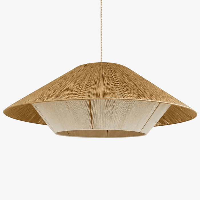 Lustre japonais en corde de chanvre. | Marco Lucetti