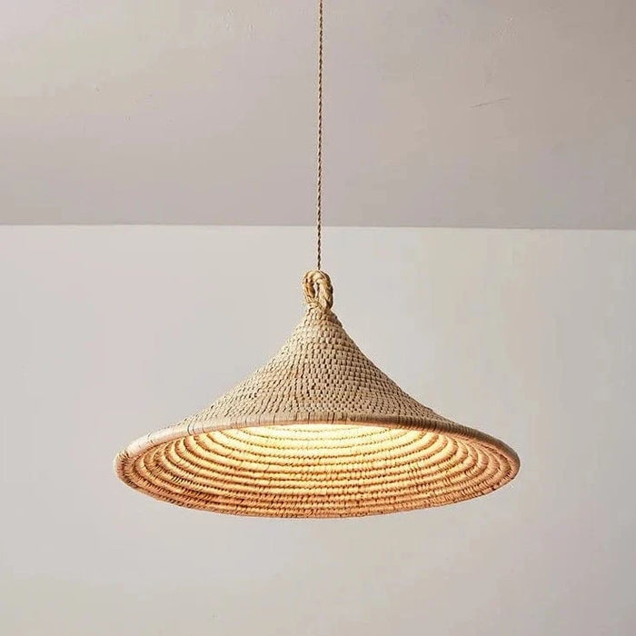 Lustre Japonais en Rotin Tressé | Marco Lucetti