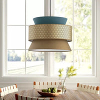 Lustre Japonais Moderne en Tissu - Élégance Créative | Marco Lucetti