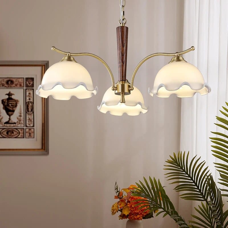 Lustre Japonais Noyer Cuivre Vintage | Marco Lucetti