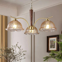 Lustre Japonais Noyer Cuivre Vintage | Marco Lucetti