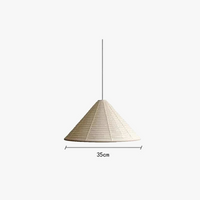 Lustre Japonais Wabi Sabi en Papier de Riz LED - Édition Spéciale