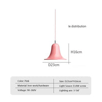 Lustre Lamp : Suspension Décor Maison | Marco Lucetti Rose / Blanc froid