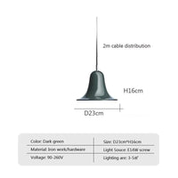 Lustre Lamp : Suspension Décor Maison | Marco Lucetti Vert foncé / Blanc froid