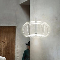  Lustre Lampe Ronde Acrylique Moderne pour Salon et Salle à Manger | Marco Lucetti