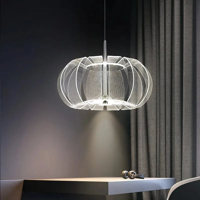  Lustre Lampe Ronde Acrylique Moderne pour Salon et Salle à Manger | Marco Lucetti