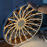 Lustre LED à Corde Tressée Sandyha - Pour Salon et Salle à Manger | Marco Lucetti