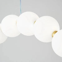 Lustre LED Acrylique Boule avec Cordon d'Éclairage Réglable - Idéal pour Boutiques | Marco Lucetti