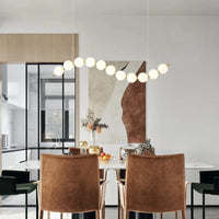 Lustre LED Acrylique Boule avec Cordon d'Éclairage Réglable - Idéal pour Boutiques | Marco Lucetti