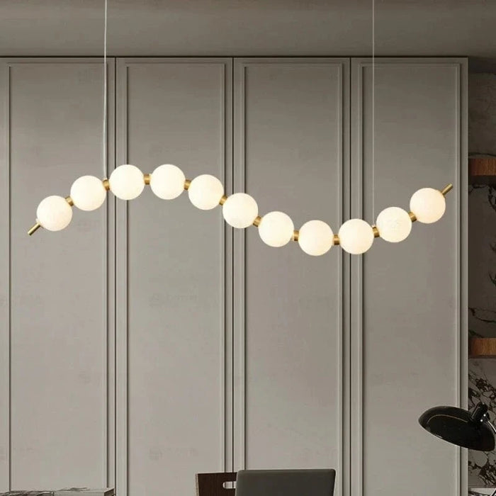 Lustre LED Acrylique Boule avec Cordon d'Éclairage Réglable - Idéal pour Boutiques | Marco Lucetti