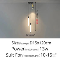 Lustre LED Acrylique Mod'Led | Marco Lucetti B Noir 2 têtes / Blanc neutre