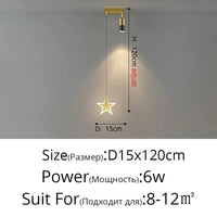 Lustre LED Acrylique Mod'Led | Marco Lucetti C Or 1 tête / Blanc neutre