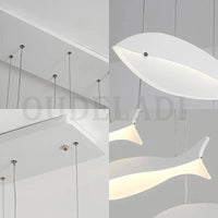 Lustre LED Acrylique Suspendu Poisson Moderne | Marco Lucetti