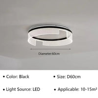 Lustre LED Anneaux Suspendu Nordique Moderne | Marco Lucetti