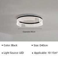 Lustre LED Anneaux Suspendu Nordique Moderne | Marco Lucetti