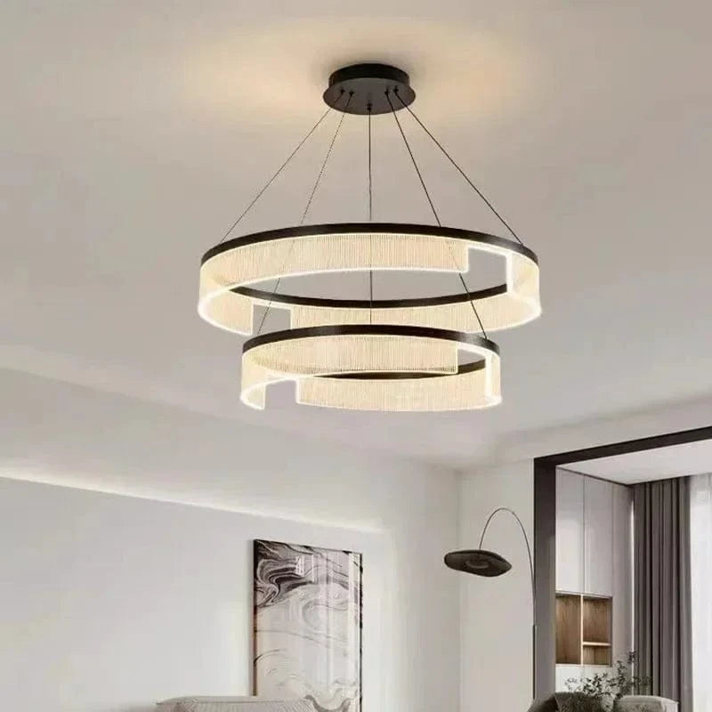 Lustre LED Anneaux Suspendu Nordique Moderne | Marco Lucetti