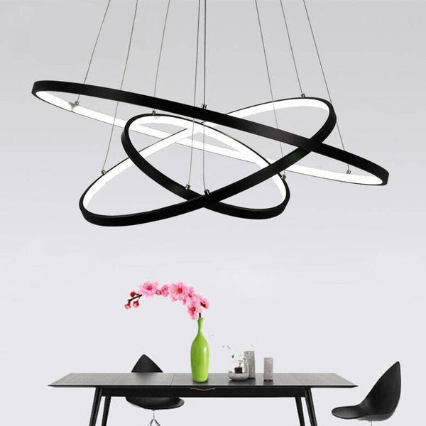 Lustre LED Anneaux Suspendus Design | Marco Lucetti